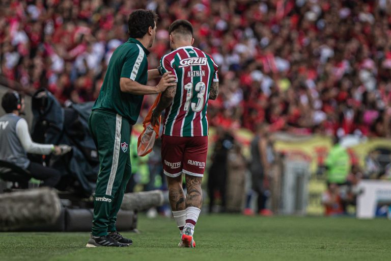 Nathan atuou no Fluminense em 2022.