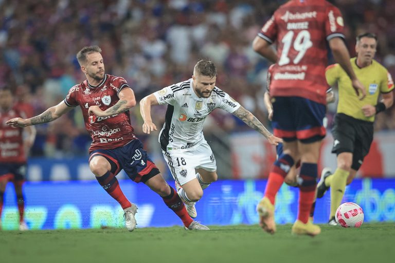 Fortaleza x Atlético-MG no Brasileirão 2022. Foto: Pedro Souza/Atlético-MG