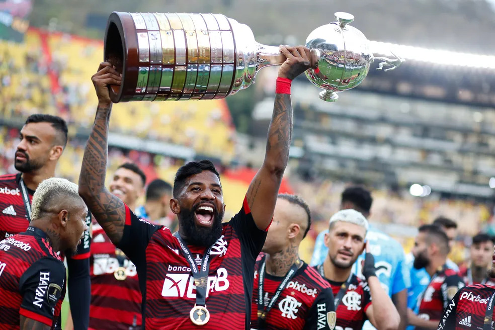 Rodinei foi titular pela primeira vez em uma final de Libertadores pelo Flamengo — Foto: Gilvan de Souza/Flamengo