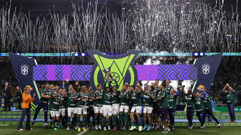 Festa do Palmeiras pelo título do Campeonato Brasileiro de 2022