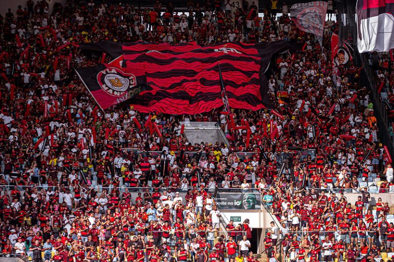 Público em jogos do Flamengo é o 5º maior do mundo. Foto: Paula Reis / Flamengo