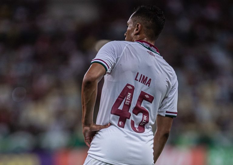 Perfil oficial do Fluminense fez piada de duplo sentido com nome do meia Lima. Foto: Marcelo Gonçalves/Fluminense F.C.