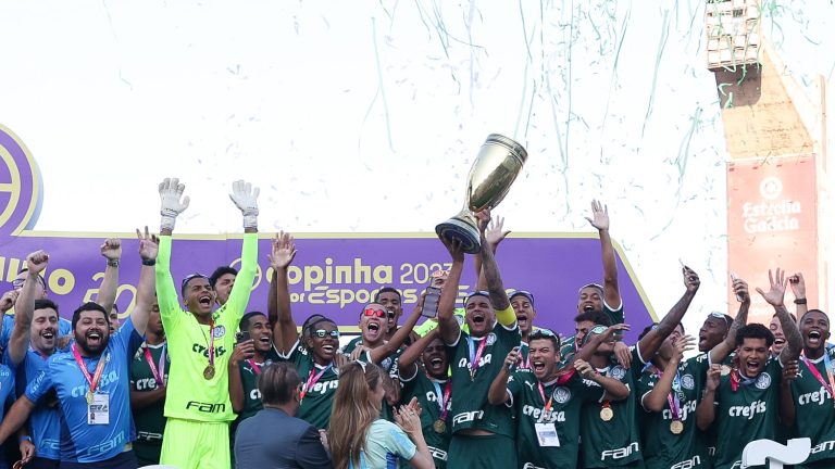 Palmeiras, campeão da Copinha 2023. Foto: Fabio Menotti/Palmeiras