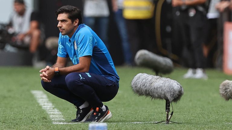 Abel Ferreira tem 7 títulos pelo Palmeiras. Foto: Cesar Greco/Palmeiras