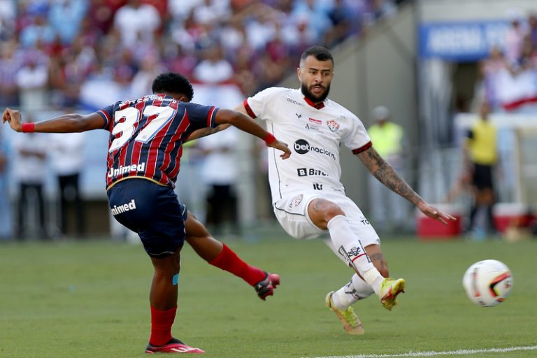 Bahia 1 x 0 Vitória no Campeonato Baiano 2023. Foto: Felipe Oliveira/EC Bahia