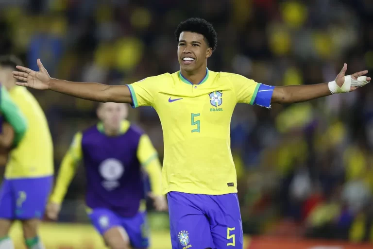 Andrey Santos foi um dos destaques da conquista do Sul-Americano Sub-20 — Foto: Rafael Ribeiro/CBF