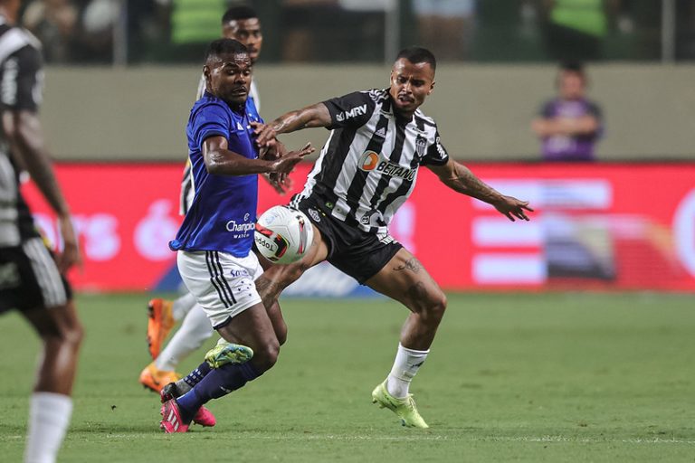 Cruzeiro x Atlético-MG no Campeonato Mineiro de 2023. Foto: Pedro Souza/Atlético-MG