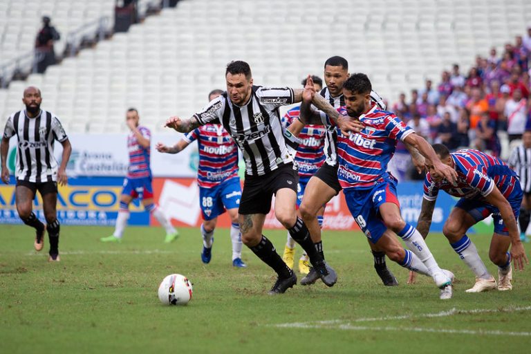 Fortaleza 2 x 2 Ceará, na final do Campeonato Cearense 2023. Foto: Reprodução/Ceará SC