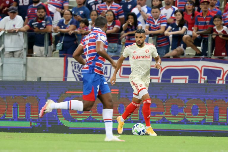 Fortaleza 1 x 1 Internacional, 1ª rodada do Brasileirão 2023. Foto: Ricardo Duarte/SC Internacional