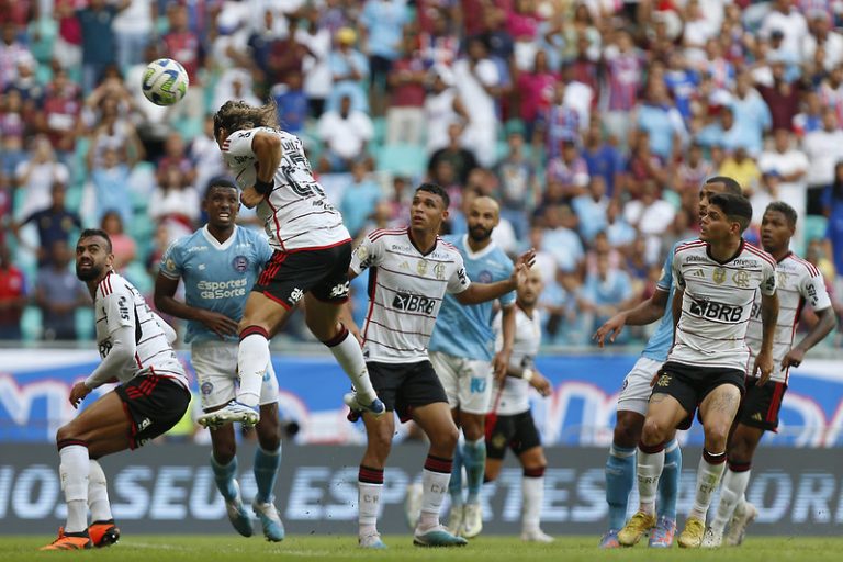 Bahia x Flamengo, pelo Brasileirão 2023. Foto: Felipe Oliveira/EC Bahia