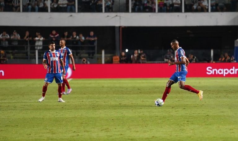 Santos x Bahia, pela Copa do Brasil 2023. Foto: Rafael Machaddo / EC Bahia