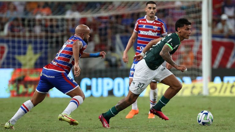 Fortaleza x Palmeiras, pela Copa do Brasil 2023. Foto: Cesar Greco/Palmeiras