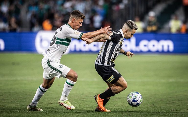 Coritiba 0 x 0 Santos, 10ª rodada do Brasileirão 2023. Foto: Raul Baretta/Santos FC