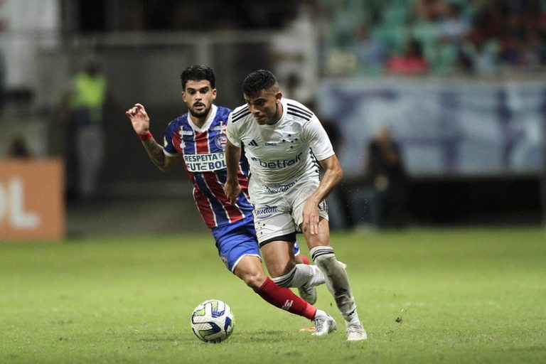 Bahia 2 x 2 Cruzeiro, pela 10ª rodada do Brasileirão 2023. Foto: Staff Images/Cruzeiro