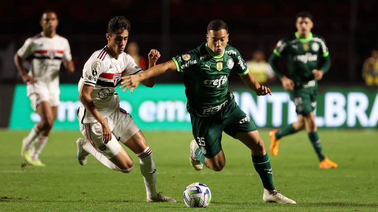 São Paulo x Palmeiras, pelo Brasileirão 2023. Foto: Cesar Greco/Palmeiras