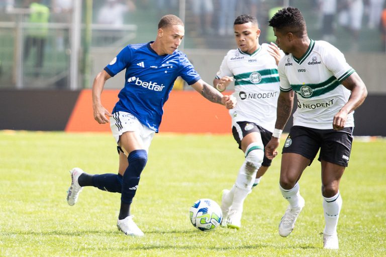 Cruzeiro e Coritiba, Brasileirão 2023. Foto: Staff Images/Cruzeiro