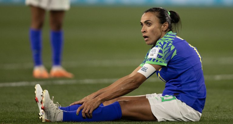 Marta, camisa 10 da Seleção Brasileira. Foto: Thais Magalhães/CBF