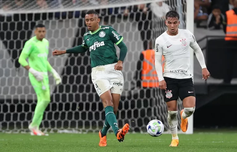 Michel, zagueiro do Palmeiras sub-20. Foto: Fabio Menotti/SE Palmeiras