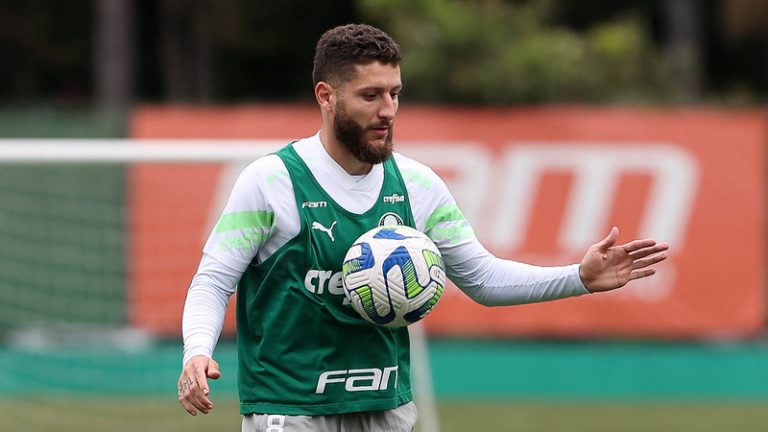 Zé Rafael, meia do Palmeiras. Foto: Cesar Greco/Palmeiras