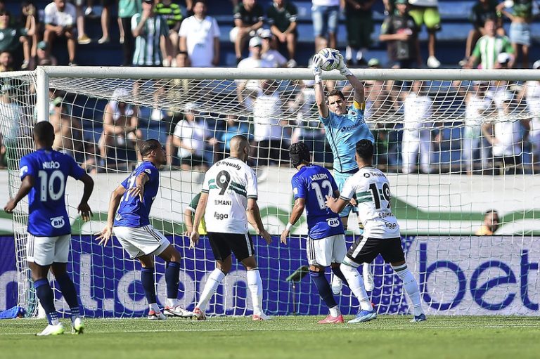 Coritiba 1 x 0 Cruzeiro, 34ª rodada do Brasileirão 2023. Foto: Staff Images/Cruzeiro