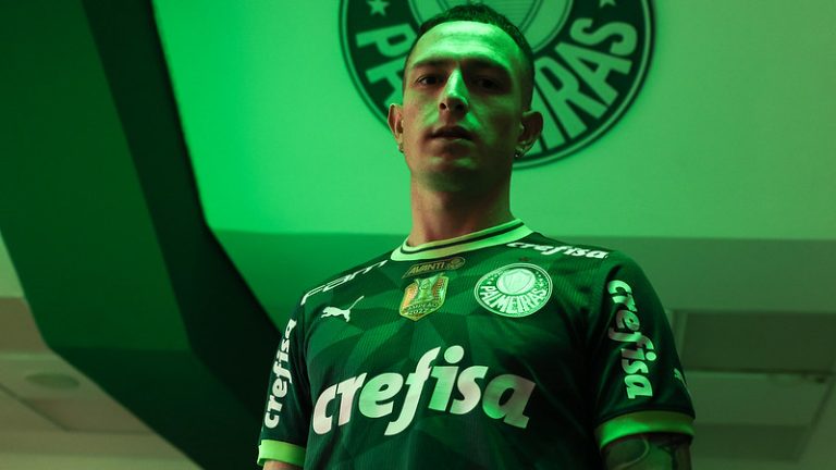 Aníbal Moreno, volante do Palmeiras. Foto: Fabio Menotti/Palmeiras