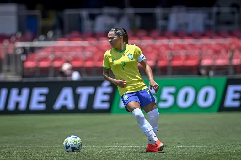 Debinha, pela seleção brasileira feminina. Foto: Staff Images Woman/CBF