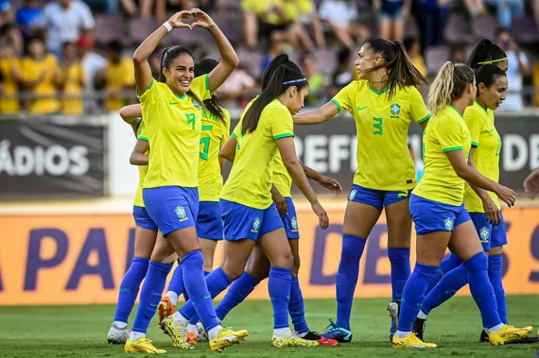 Seleção brasileira feminina em amistoso contra a Nicarágua. Foto: Staff Images Woman/CBF