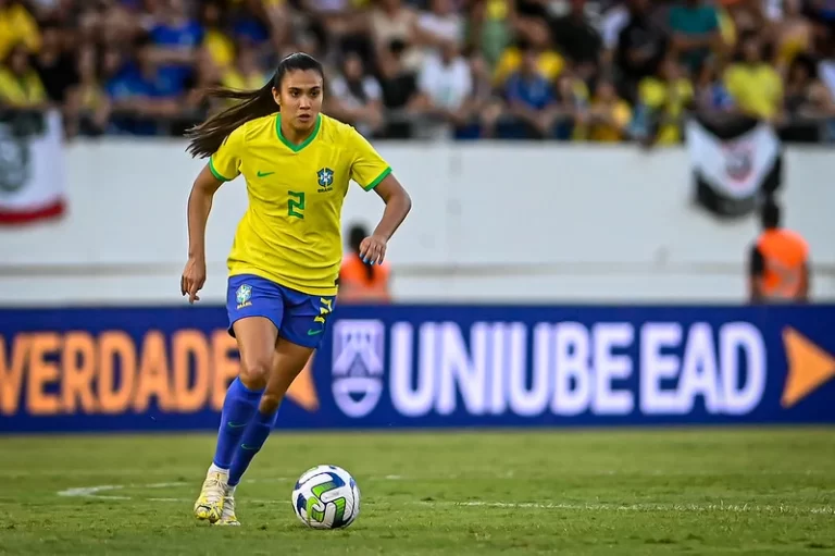 Antônia, zagueira da seleção brasileira feminina. Foto: Staff Images Woman/CBF