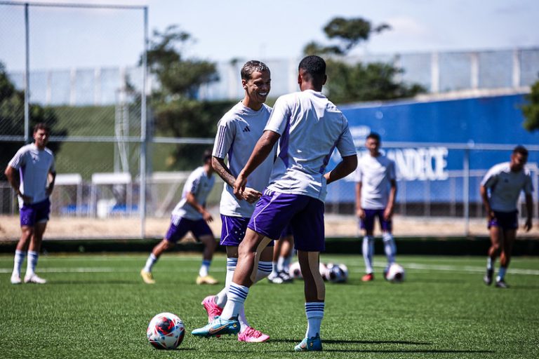 Treino do Cruzeiro Sub-20. Foto: Gustavo Martins/Cruzeiro