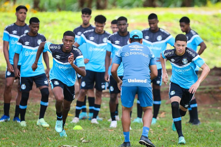 Grêmio sub-20 se prepara para a Copinha 2024. Foto: Renan Jardim/Grêmio FBPA