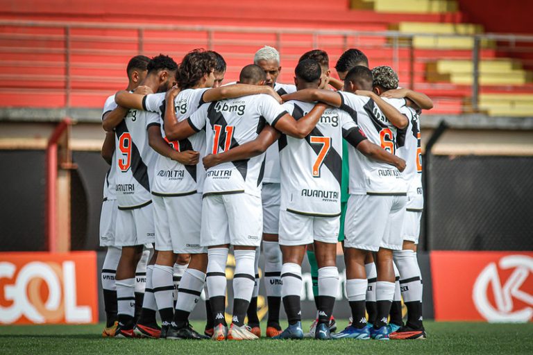 Time sub-20 do Vasco na 1ª rodada da Copinha 2024. Foto: Matheus Lima/Vasco.