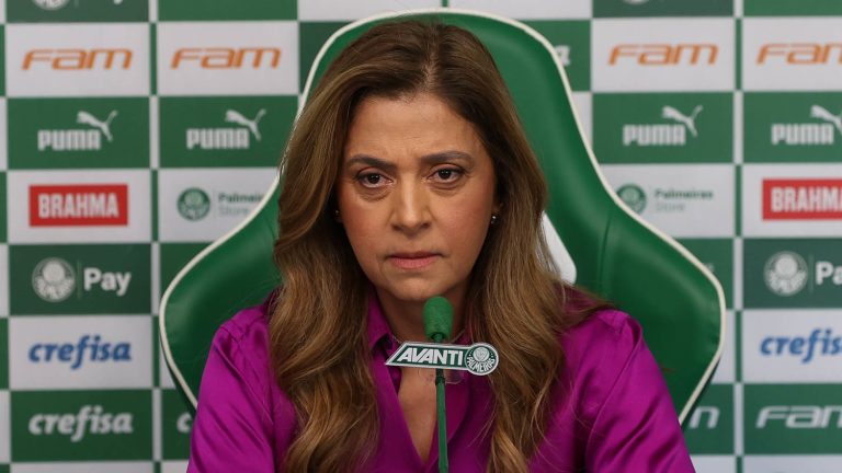 Leila Pereira, presidente do Palmeiras