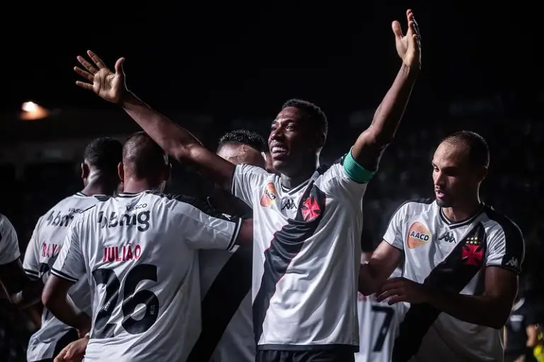 Léo Pelé em Vasco 2 x 0 Madureira, pelo Carioca 2024. Foto: Leandro Amorim/Vasco