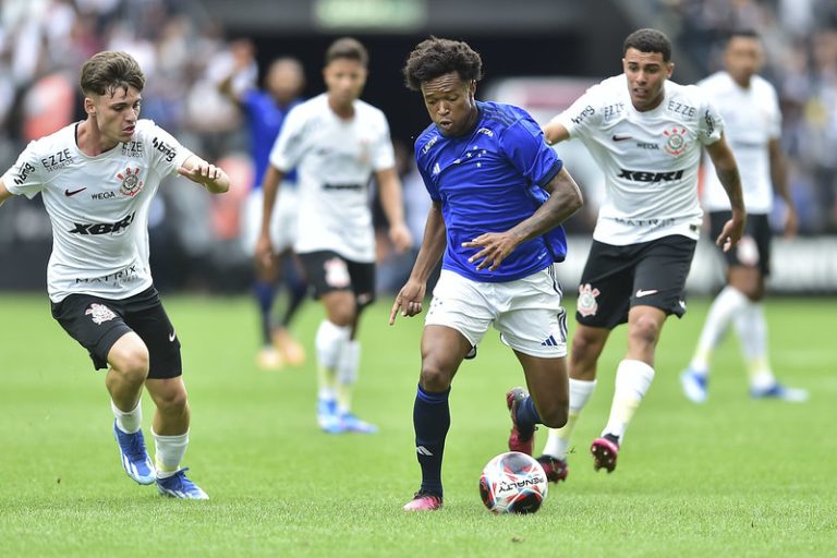 Final da Copinha 2024, entre Corinthians e Cruzeiro. Foto: Reprodução/Cruzeiro