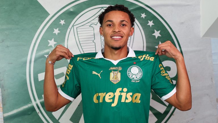 Lázaro, atacante do Palmeiras. Foto: Fabio Menotti/Palmeiras