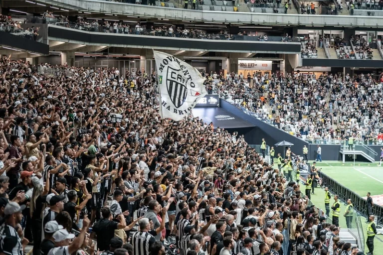 Torcida do Atlético-MG na arquibancada. Foto: Daniela Veiga/Atlético-MG