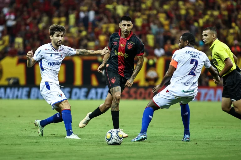 Sport 1 x 1 Fortaleza, Copa do Nordeste 2024. Foto: Paulo Paiva/Sport Recife