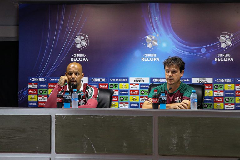 Felipe Melo e Diniz em coletiva