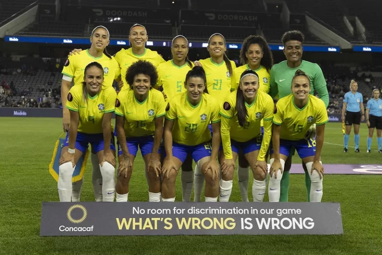 Seleção brasileira feminina na Copa Ouro 2024. Foto: Leandro Lopes/CBF