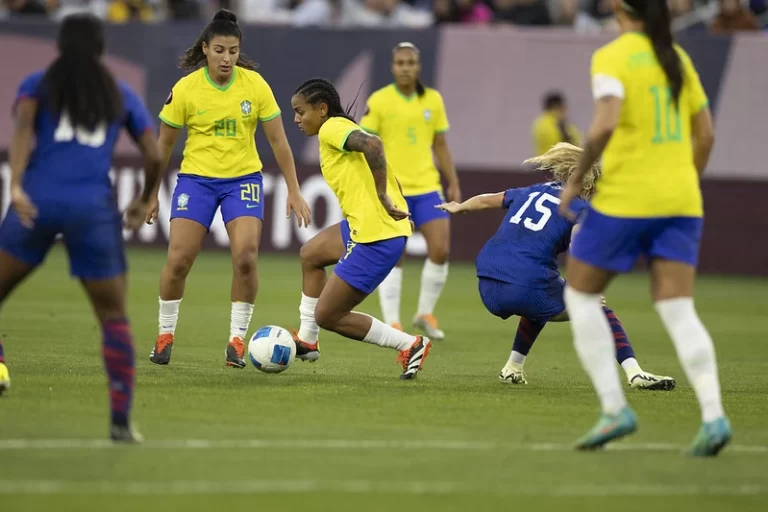 Estados Unidos 1 x 0 Brasil, final da Copa Ouro Feminina 2024. Foto: Leandro Lopes/CBF