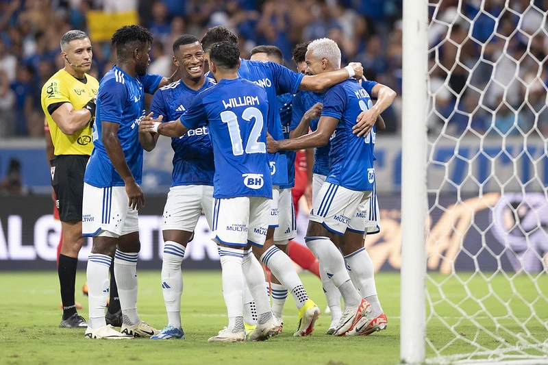 Time do Cruzeiro no Campeonato Mineiro. Foto: Staff Images/Cruzeiro