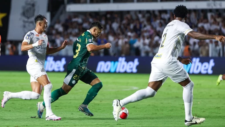 Santos 1 x 0 Palmeiras, ida da final do Paulistão 2024. Foto: Fabio Menotti/Palmeiras