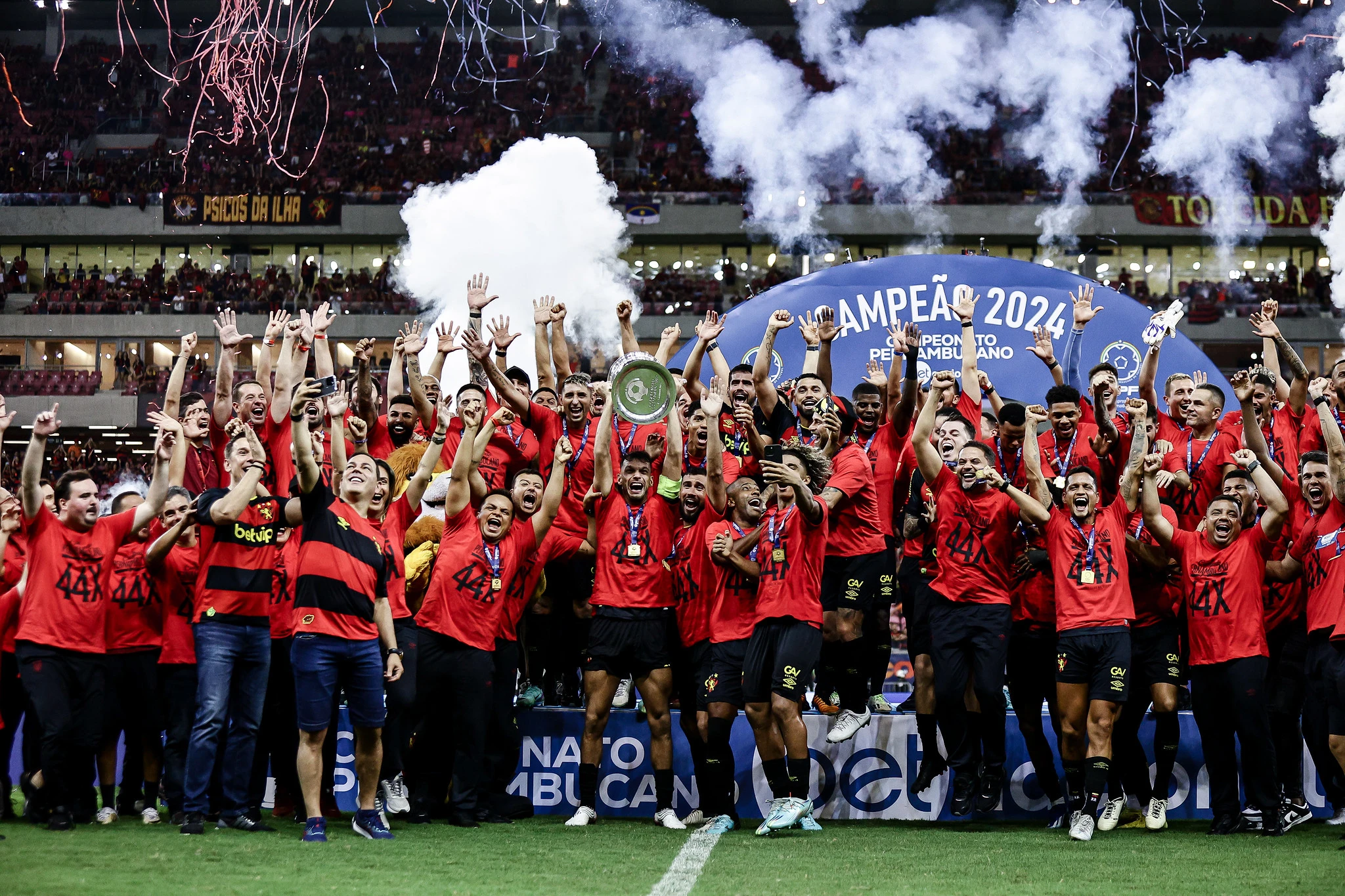 Sport foi campeão Pernambucano na temporada 2024. Foto: Paulo Paiva/Sport Recife 