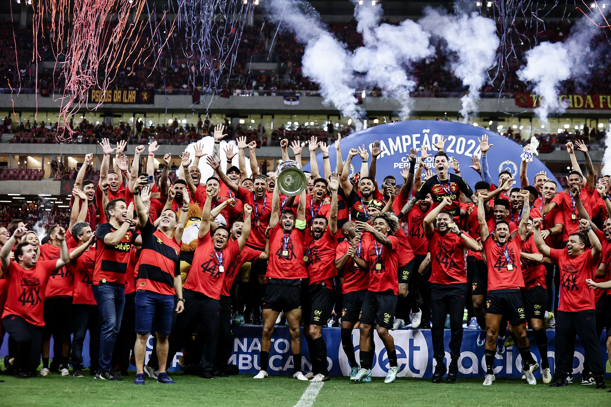 Sport foi campeão do Pernambucano 2024. Foto: Paulo Paiva/Sport Recife