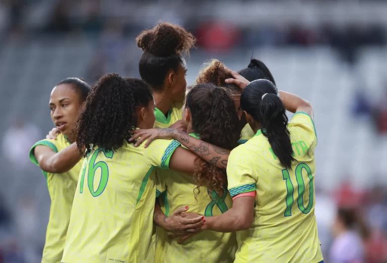 Seleção brasileira feminina na SheBelieves Cup 2024. Foto: Lívia Villas Boas/CBF