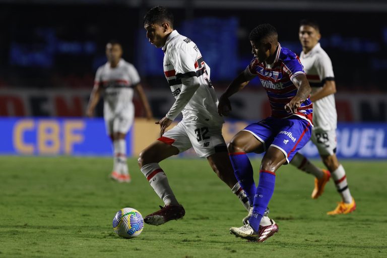 São Paulo e Fortaleza, em campo pelo Campeonato Brasileiro deste ano