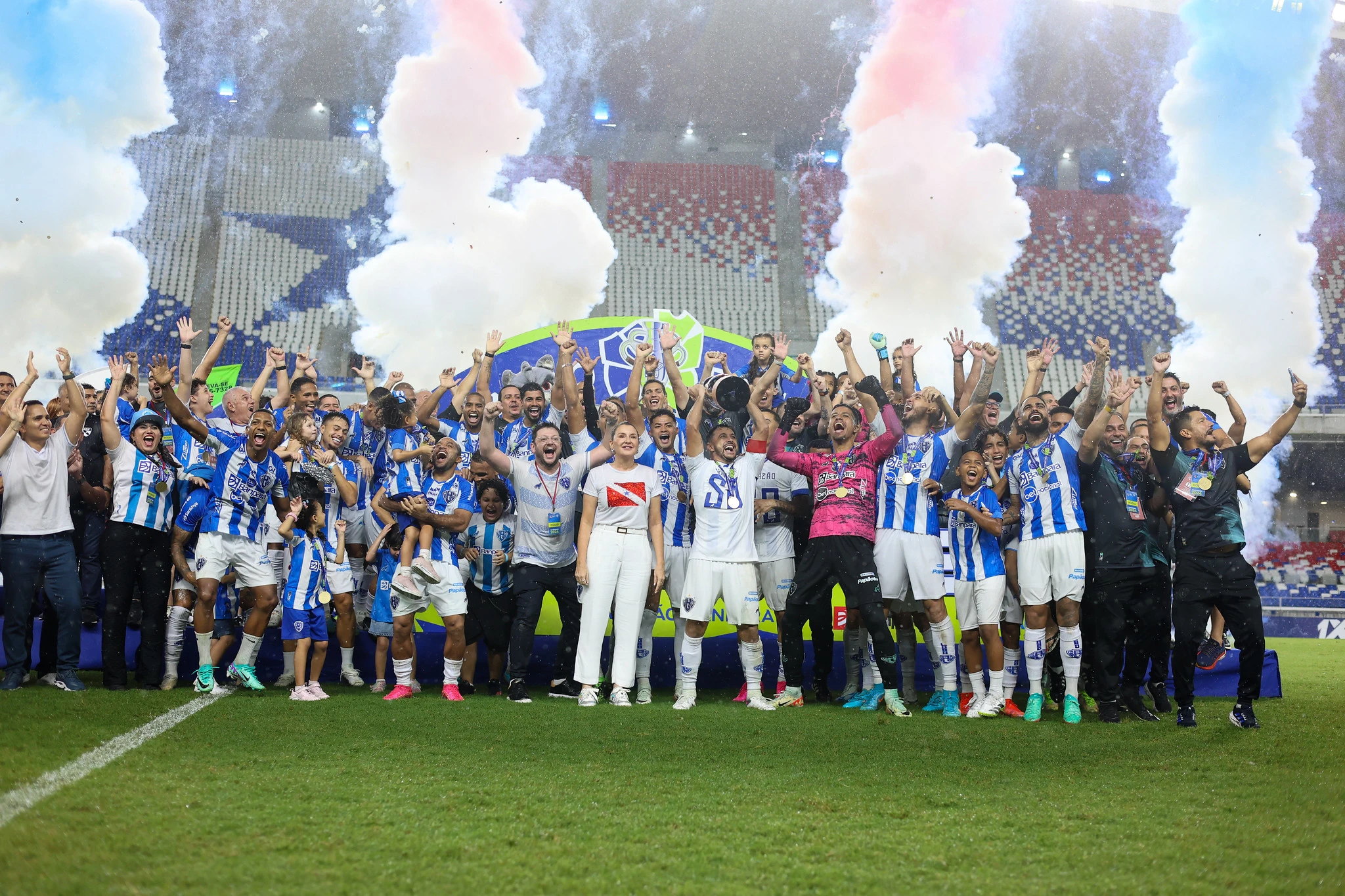 Papão da Curuzu levou para casa o 50º título do Parazão em 2024, sobre o rival Remo. Foto: Jorge Luís Totti/Paysandu