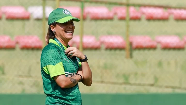 Camilla Orlando, técnica do Palmeiras Feminino. Foto: Mauricio Rito/Palmeiras