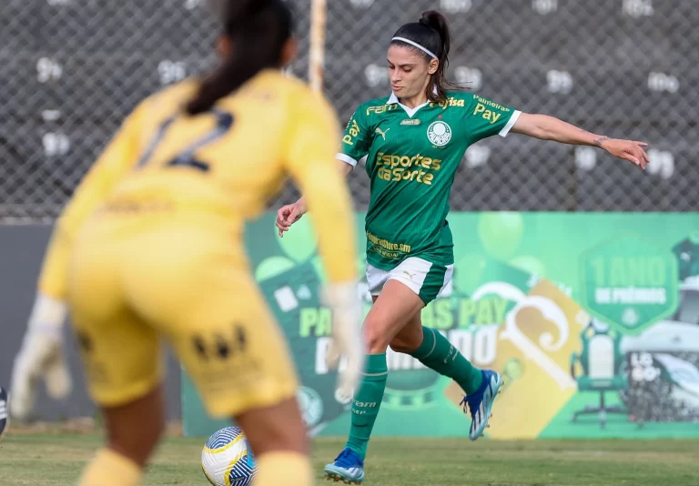 Palmeiras no Brasileirão Feminino. Foto: Fabio Menotti/Palmeiras