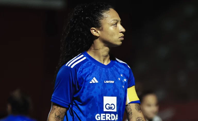 Byanca Brasil, do Cruzeiro feminino. Foto: Gustavo Martins/Cruzeiro